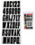 Can-Am Boat Lettering Solid Black 3"³ Registration w/Install Kit - Hardline