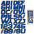 Honda Pioneer/Talon Boat Lettering Blue/Black 3"³ Registration Kit - Hardline