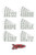Honda Pioneer/Talon Boat Lettering Solid Silver 3"³ Registration Kit - Hardline