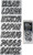 Honda Pioneer/Talon Boat Lettering White/Black 3"³ Registration Kit - Hardline