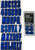 Kawasaki Boat Lettering Blue/Black 3 Registration Kit - Hardline