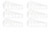 Kawasaki Boat Lettering White 3 Registration Kit - Hardline