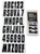 Polaris Ranger Boat Lettering Black/Silver 3"³ Registration Kit - Hardline