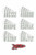 Polaris RZR Boat Lettering Solid Silver 3"³ Registration Kit - Hardline