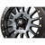 Kawasaki Teryx/Mule/KRX/Ridge HL24 Beadlock 15x7 5/4.5 5+2 (+38mm) - Matte Dark Tint - High Lifter