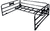 Polaris Ranger 400/500/570/800 Bed Rail Shelf - Hornet