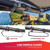 Can-Am Commander/Maverick Rear View Mirror & Adjustable Side Mirror - Kemimoto