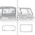 Can-Am Defender Rear & Front Full Windshield - Kemimoto