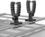 Honda Pioneer/Talon Gun Holder Bow Rack Grips with Rubber Straps - Kemimoto