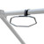 Honda Pioneer/Talon Rear View Mirror for 1.6"-2" Roll Bar Mount - Kemimoto