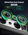 Kawasaki Mule / Teryx Midnight S80 Gen1.0 32" Aluminum 6-Speaker RGB Soundbar Silver - Kemimoto