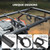 Kawasaki Teryx / KRX / Mule / Ridge Overhead Bracket Holder Rack (Front to Back) - Kemimoto