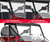 Polaris Ranger 1000/ XP 1000/ Crew 1000 2-In-1 Flip Up Full Windshield - Kemimoto