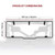 Polaris Ranger Transparent Clear Rear Windshield - Kemimoto