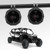 Polaris RZR 6.5 Speaker Cage Swivel Pods with 1.75 to 2 Mounting Clamps - Kemimoto