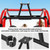 Polaris RZR XP 1000/ XP Turbo Spare Tire Carrier Mount & Side Nerf Bars Rock Sliders - Kemimoto