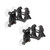 Kawasaki Teryx / KRX / Mule / Ridge Rhino Grip General Purpose Suction Cup Mount Pair - Kolpin