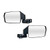 Kawasaki Teryx/Mule/KRX/Ridge Side Mirrors (Set) - Landscape Wide View Style - Kolpin