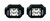 Polaris RZR 3w 2X2 A-Pillar Light Kit (1.75" Clamps) - Lazer Star Lights