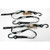 Can Am1 in. Heavy-Duty Ratcheting Tie-Downs Black - Moose