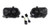 Polaris RZR 800 Black LED Headlights & Adapter Harnesses - Quad Logic