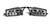 Polaris RZR 900/1000/XP Turbo Chrome LED Headlight Conversion Kit - Quad Logic