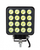 Can-Am 4 Inch Work Light 48 Watt Spot RGB Accent Fracture Series Quad-Lock/Interlock - Quake LED