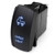 Polaris Ranger LED Rocker Switch w/ Blue LED Radiance Cargo Light - Race Sport Lighting