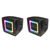 Polaris RZR 3" ColorADAPT Series RGB-Halo LED Cube Light Kit - Race Sport Lighting