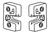 Honda Pioneer/Talon 1000 Pair of Latches for Half Doors (Left & Right) - Rival Powersports