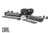Kawasaki Teryx/Mule/KRX/Ridge 8" Black Series Single Row LED Light Bar Pair - Rough Country