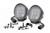 Polaris RZR 4" Chrome Series Round LED Light Pair - Rough Country