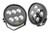 Polaris RZR 6.5 Inch Black Series White/Amber DRL Halo Round LED Light Pair - Rough Country