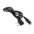 Honda Pioneer / Talon Kenwood 2-Pin Straight Cord Listen Only for Handheld Radio - Rugged Radios