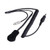 Polaris Ranger IMSA 4C Wired Helmet Kit with Mic, 3.5mm Ear Bud Jack, and Coil Cord - Rugged Radios