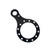 Polaris Ranger Push-to-talk Hole Mount for 6 Bolt Steering Wheel - Rugged Radios