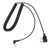 Polaris RZR RH-5R/Kenwood 2-Pin Coil Cord Listen Only 3.5mm for Handheld Radio - Rugged Radios