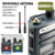 Polaris RZR Rugged GMR2 PLUS - GMRS and FRS Two Way Handheld Radio with Hand Mic - Rugged Radios