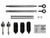 Polaris RZR XP Turbo S Heavy Duty Tie Rod Kit - SuperATV