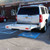 Polaris Ranger Hitch Mounted Aluminum Carrier With Ramp For Wheelchairs - Titan Ramps