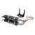 Can-Am Maverick X3 Dual System Brushed Black - Trinity Racing