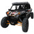 Kawasaki Teryx KRX 1000 Folding Glass Windshield with Windshield Wiper - Tusk