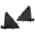 Polaris RZR 4 Pro R/Pro S/Pro XP/Turbo R Black Plastic Lower Door Inserts - Tusk