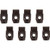Polaris RZR 4 Pro R/Pro S/Pro XP/Turbo R Black Plastic Lower Door Inserts - Tusk