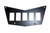 Polaris RZR Black 5 Switch Dash Plate - UTV Inc