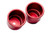 Polaris RZR Red Anodized Billet Cup Holders - UTV Inc
