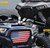 Polaris RZR 1000 XP Turbo Black Steel Grille with U.S. Flag Mesh - Xprite