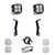 2019-2024 Ram 1500 Rebel / Trx Xl Sport A-pillar Light Kit - Baja Designs