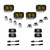 2021-2026 Ford F-150 Raptor / Raptor 37 / Raptor R / Bronco Raptor S2 Sae Dual Fog Pocket Light Kit - Baja Designs