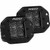 D-series Pro Spot Diffused Midnight Flush Mount (pair) - Rigid Industries